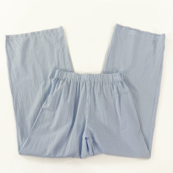Studio Seven Designs Pants Womens Small Blue White Striped Lounge Casual Lila - Picture 7 of 7